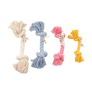 【ParisDog】俏皮純棉繩結玩具-顏色隨機出貨 (寵物玩具)第1張小圖