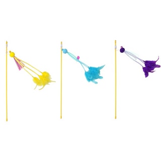 【ParisCat】搖擺羽毛逗貓棒 寵物玩具第1張小圖