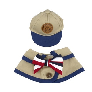 【ParisDog】復古棒球帽狗狗領巾套裝 (寵物服飾 寵物衣服)第1張小圖