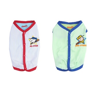 【PEANUTS】史努比棒球明星背心 (寵物服飾 寵物衣服)第1張小圖