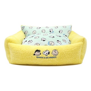 【PEANUTS】史努比好麻吉印花寵物好眠床 (寵物睡墊 寵物床)第1張小圖