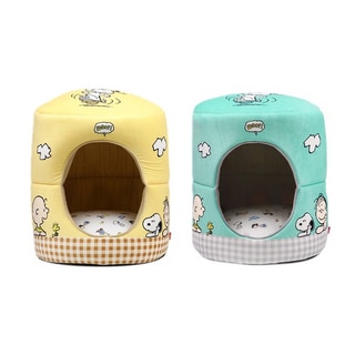 【PEANUTS】史努比躲貓貓兩用寵物小屋 (寵物小屋)第1張小圖