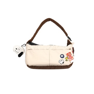 【PEANUTS】史努比經典斜背寵物外出包 (寵物外出包)第1張小圖