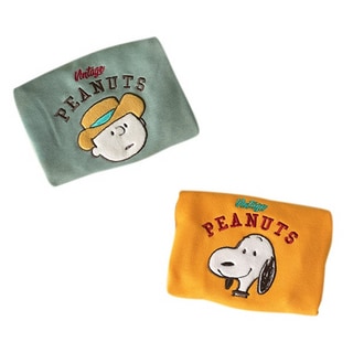 【PEANUTS】史努比復古繡字刷毛T-SHIRT (寵物服飾 寵物衣服)第1張小圖