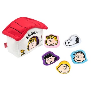 【PEANUTS】史努比小屋嗅聞藏食發聲玩具 (寵物玩具)第1張小圖