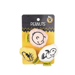 【PEANUTS】史努比75周年迷你發聲啃咬玩具(3入/組)第1張小圖
