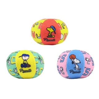 【PEANUTS】史努比字母鈴鐺玩具球 (寵物玩具)第1張小圖
