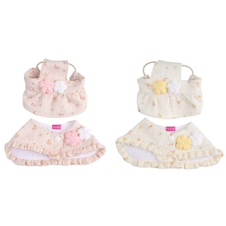 【ParisDog】優雅小花寵物帽子領巾套裝 (寵物服飾 寵物衣服)第1張小圖