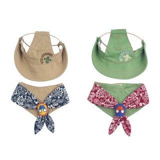 【ParisDog】西部牛仔寵物帽子領巾套裝 (寵物服飾 寵物衣服)第1張小圖