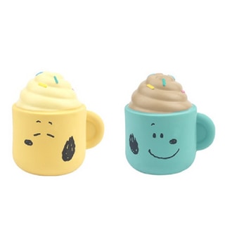 【PEANUTS】漂浮咖啡乳膠發聲玩具 (寵物玩具)第1張小圖