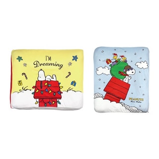 【PEANUTS】史努比假期故事書寵物睡墊 (寵物床 寵物睡墊)第1張小圖