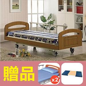 【耀宏】單馬達護理床電動床YH317-1，贈品:床包x2，防漏中單x1