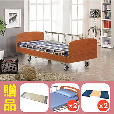 【耀宏】三馬達護理床電動床YH304，贈品:餐桌板x1+床包x2+防漏中單x2