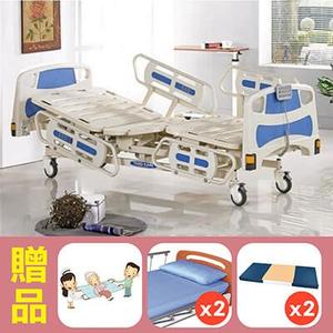 【耀宏】三馬達加護型電動醫療床YH320,贈品:強力移位式看護墊x1+床包x2+防漏中單x2