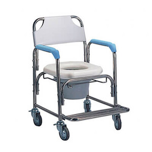 【耀宏】不鏽鋼洗澡椅便器椅(軟墊座)YH125