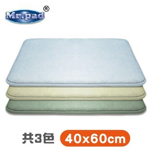【Mr.pad】珊瑚絨記憶棉浴室墊/腳踏墊/防滑地墊 (40x60cm)