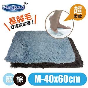 【Mr.pad】長絨毛珊瑚絨記憶棉浴室墊/腳踏墊/防滑地墊(M-40x60cm)