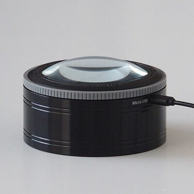 【smolia】LED三段式調光USB充電放大鏡,贈品:簡約小麥三件餐具組x1 【smolia】LED三段式調光USB充電放大鏡,贈品:簡約小麥三件餐具組x1