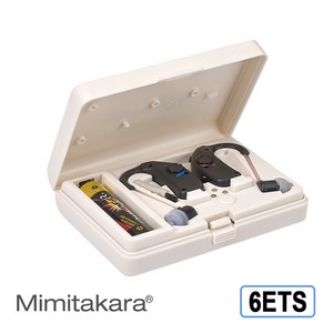 【日本耳寶】充電式雙耳款(6ETS) 元健大和助聽器(未滅菌) ,贈品:簡約小麥三件餐具組x1