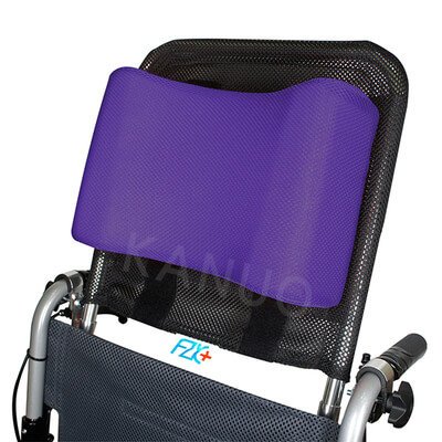 【富士康】輪椅頭靠組 頭靠可調角度 頭靠枕紫色(不適用於方形骨架輪椅)