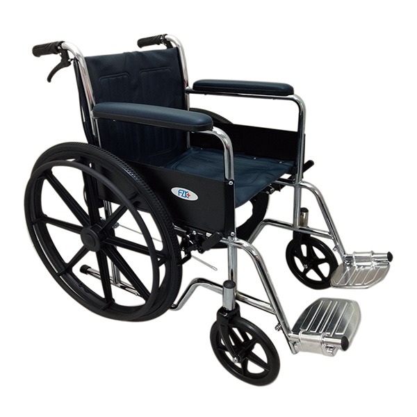 【富士康】鐵製輪椅 FZK-118 電鍍雙煞