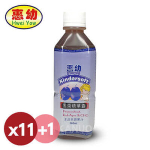 【惠幼】黑棗精華露 含糖配方 (共12瓶入，360ml/瓶)