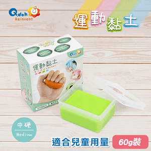 【Q-doh】運動黏土 60g (綠色-中硬)