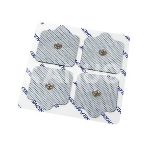 【文匯】自黏膠電極片-方形4.5cmx4.5cm(適用型號 EM41、EM49、EM80) 自黏性鈕扣式貼片 低週波電療器導電片