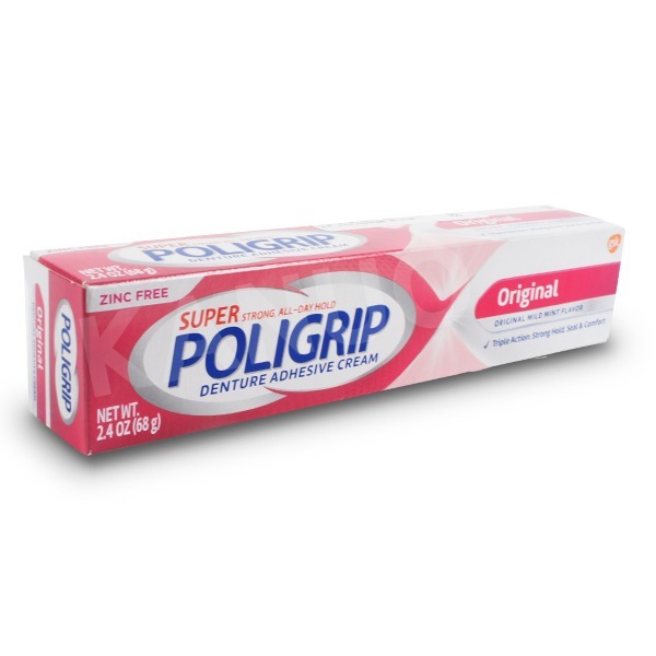 【美國POLIDGRIP】假牙黏著劑 68g/條 (歌藍速假牙黏著劑) 【美國POLIDGRIP】假牙黏著劑 68g/條 (歌藍速假牙黏著劑)