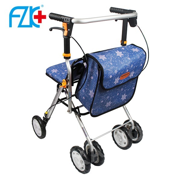 【富士康】時尚輕便型散步車 FZK-717 藍色 (購物車 健步車)