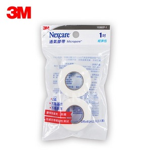 【3M】Nexcare 通氣膠帶 經濟包 白色 1吋x914公分(2入裝)