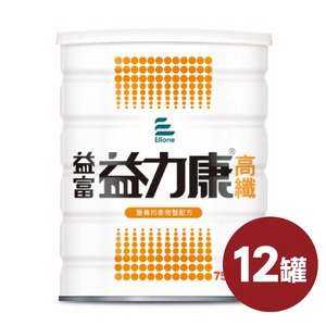 【益富】益力康高纖Plus 營養均衡配方 750gx12罐