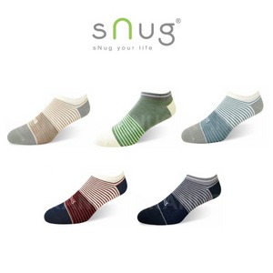 <任選3件 結帳9折>【sNug】時尚船襪(條紋) 除臭襪 船型襪 短襪