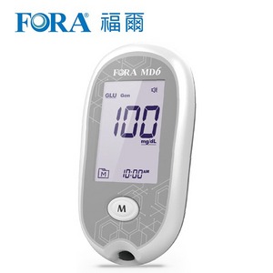 【FORA 福爾】旗艦6合1測試系統 MD6 (搭配不同試片 可量測血糖、酮體、尿酸、總膽固醇等)