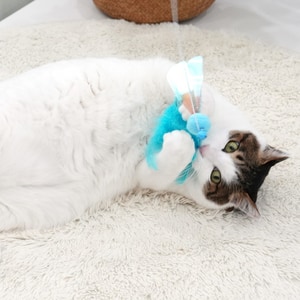 韓國【ParisCat】搖擺羽毛逗貓棒 寵物玩具
