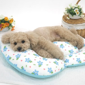 【ParisDog】印花雙面軟綿綿寵物涼感床 (寵物床 寵物睡墊)