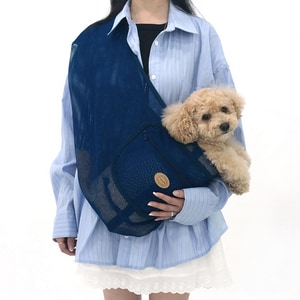 【ParisDog】超透氣網紗寵物斜挎包 (寵物外出包)