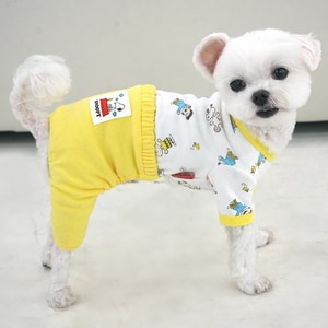 【PEANUTS】寶寶睡衣連身服 (寵物服飾 寵物衣服)