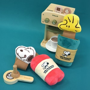 【PEANUTS】咖啡藏食發聲玩具 (寵物玩具)