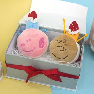 【PEANUTS】史努比包餡甜甜圈發聲玩具 (寵物玩具)