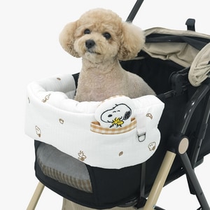 【PEANUTS】史努比烘培坊寵物推車護墊/睡墊
