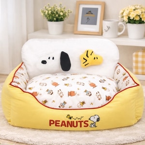 【PEANUTS】史努比印花舒適寵物沙發床 (寵物床 寵物睡墊)