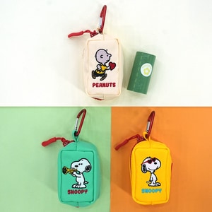【PEANUTS】史努比迷你拾便袋收納包