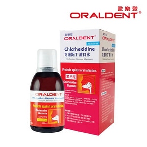 【ORALDENT 歐樂登】克洛斯汀漱口水(氯己定) 250ml