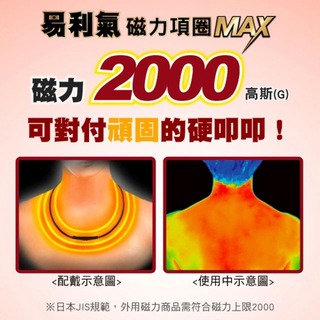 易利氣 磁力項圈 MAX(黑)【全成藥妝】第2張小圖