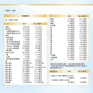 亞培安素 香草減甜 HMB升級配方 237ml x24入【全成藥妝】第3張小圖