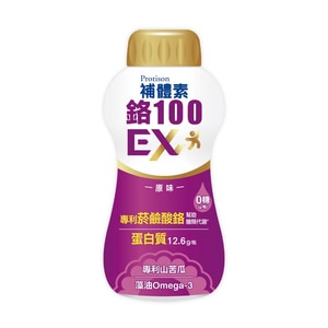 補體素 鉻100 EX (原味)(菸鹼酸鉻 0糖 山苦瓜) 24罐/箱 糖尿病適用【全成藥妝】