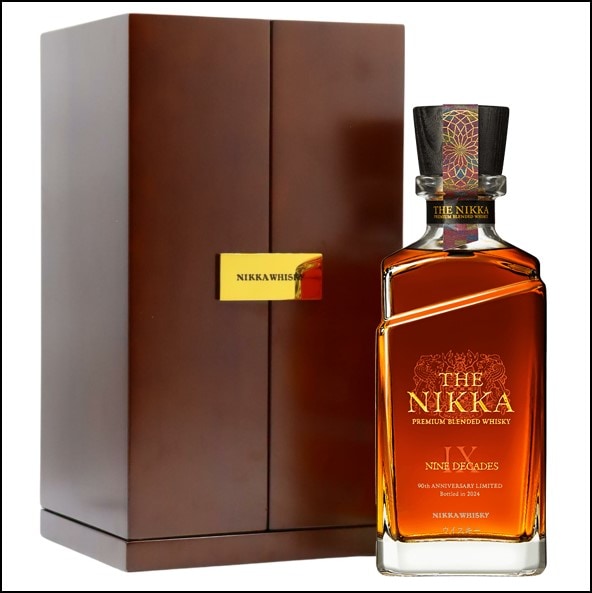 Nikka Nine Decades 90th Anniversary Limited Edition Japanese Whisky 70cl 48% 黑