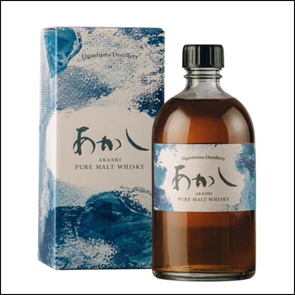 Akashi White Oak Pure Malt Japanese Single Malt Whisky 50cl 43%