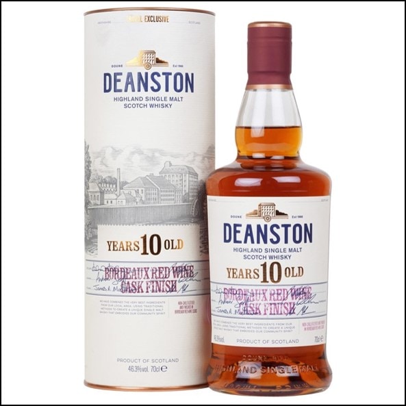 Deanston 10 Year Old Bordeaux Cask 46%